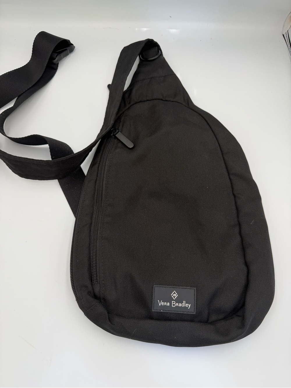 Vera Bradley Black Teardrop Sling Bag